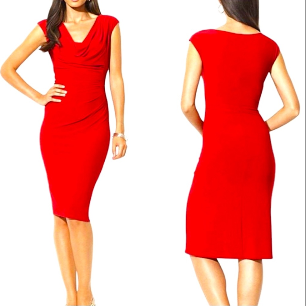 Ralph Lauren Red Sleeveless Dress